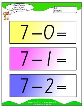 İşlemler yaprak test